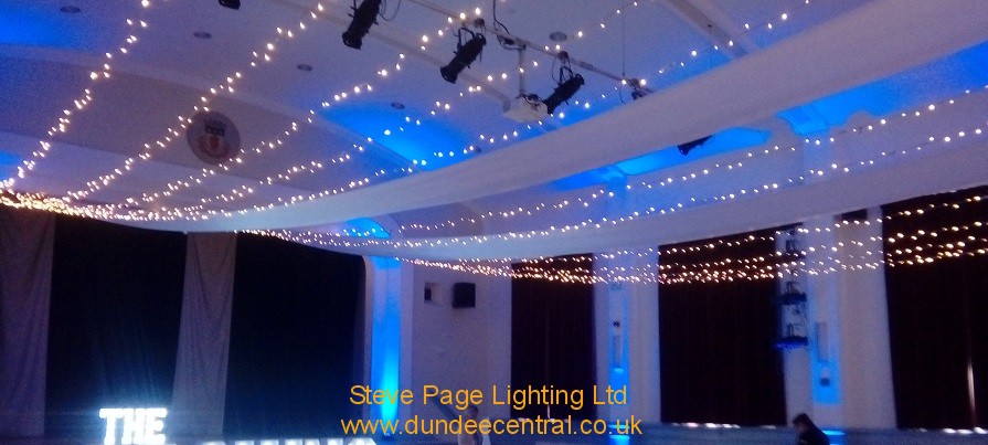 kirriemuir wedding lighting hire